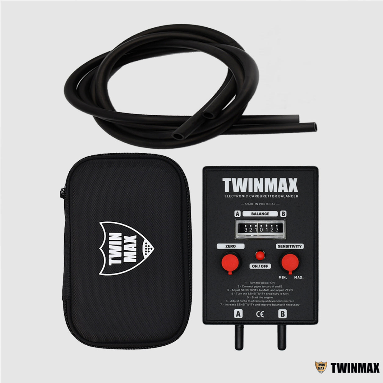 TwinMax I Synchronisateur de carburateurs- Set complet